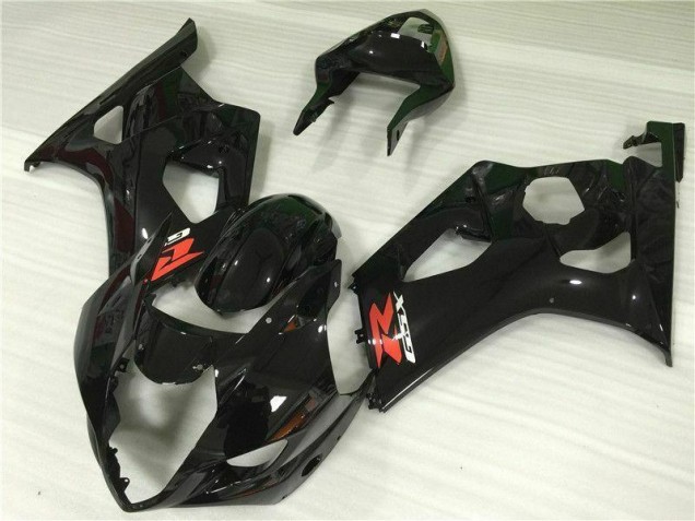 03-04 Glossy Black GSXR 1000 Motorcycle Bodywork 03-04 Glossy Black GSXR 1000 Motorcycle Bodywork