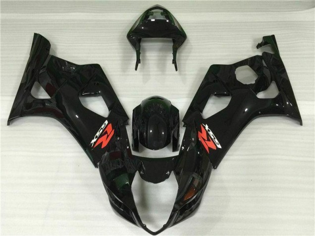 03-04 Glossy Black GSXR 1000 Motorcycle Bodywork 03-04 Glossy Black GSXR 1000 Motorcycle Bodywork