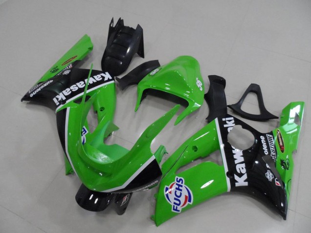 03-04 Green Fuchs ZX6R Motorcycle Fairings 03-04 Green Fuchs ZX6R Motorcycle Fairings