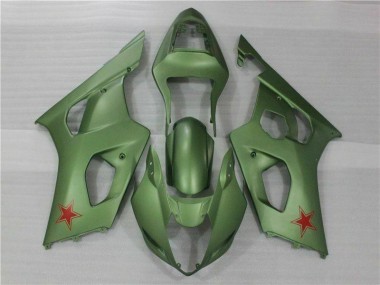 03-04 Green GSXR 1000 Motorcycle Fairings