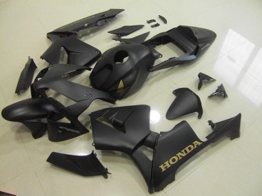 03-04 Matte Black Gold CBR600RR Motorcycle Fairings