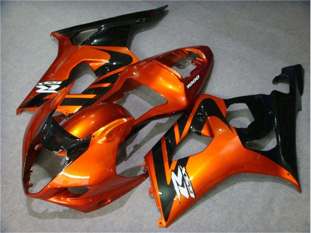 03-04 Orange Black GSXR 1000 Motorcycle Fairings