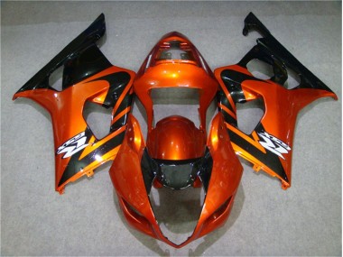 03-04 Orange Black GSXR 1000 Motorcycle Fairings
