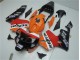 03-04 Orange Red Black Repsol CBR600RR Motorcycle Fairings 03-04 Orange Red Black Repsol CBR600RR Motorcycle Fairings