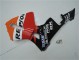 03-04 Orange Red Black Repsol CBR600RR Motorcycle Fairings 03-04 Orange Red Black Repsol CBR600RR Motorcycle Fairings