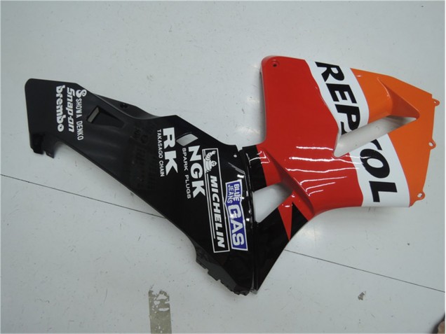 03-04 Orange Red Black Repsol CBR600RR Motorcycle Fairings 03-04 Orange Red Black Repsol CBR600RR Motorcycle Fairings