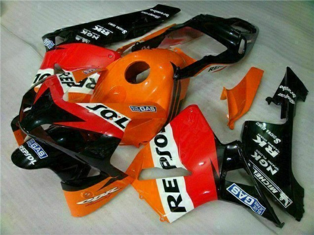 03-04 Orange Repsol CBR600RR Motorcycle Fairings
