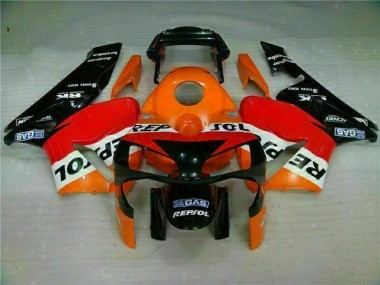 03-04 Orange Repsol CBR600RR Motorcycle Fairings