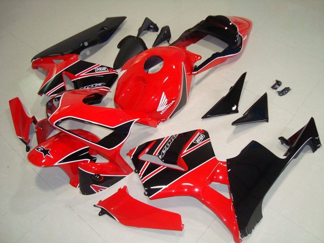 03-04 Red Black CBR600RR Motorcycle Fairing Kits & Plastic 03-04 Red Black CBR600RR Motorcycle Fairing Kits & Plastic