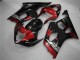 03-04 Red Black GSXR 1000 Motorcycle Fairings 03-04 Red Black GSXR 1000 Motorcycle Fairings