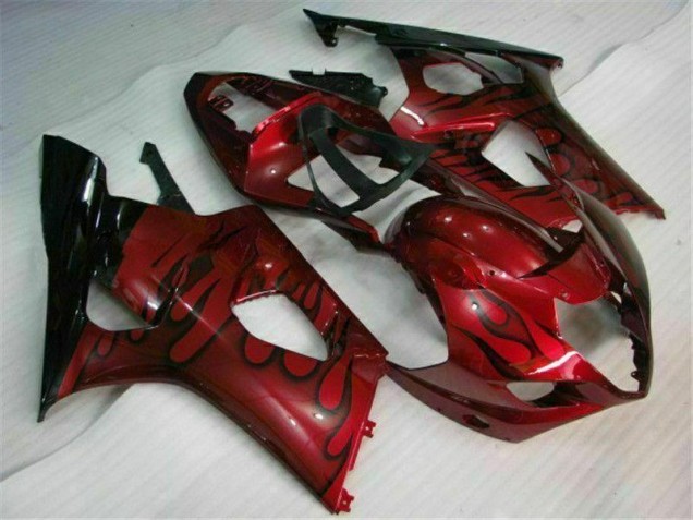 03-04 Red GSXR 1000 Motorcycle Fairings 03-04 Red GSXR 1000 Motorcycle Fairings