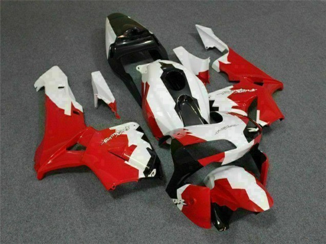 03-04 Red White CBR600RR Motorcycle Fairing 03-04 Red White CBR600RR Motorcycle Fairing