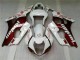 03-04 Red White GSXR 1000 Motorcycle Fairings