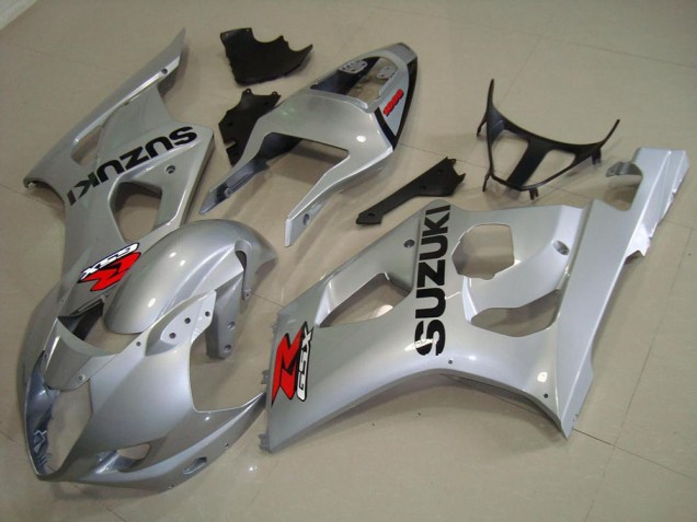 03-04 Silver GSXR 1000 Motorcycle Bodywork 03-04 Silver GSXR 1000 Motorcycle Bodywork