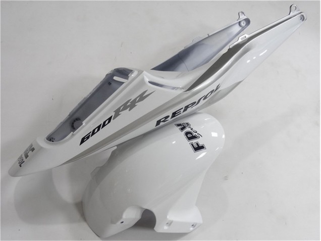 03-04 Silver White Black Repsol CBR600RR Motorcycle Fairing 03-04 Silver White Black Repsol CBR600RR Motorcycle Fairing