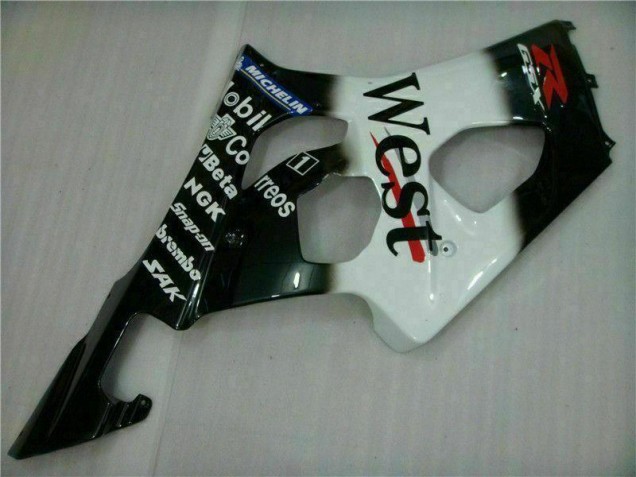 03-04 White Black GSXR 1000 Full Motorcycle Fairing Kits 03-04 White Black GSXR 1000 Full Motorcycle Fairing Kits