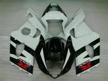 03-04 White Black GSXR 1000 Motorcycle Bodywork