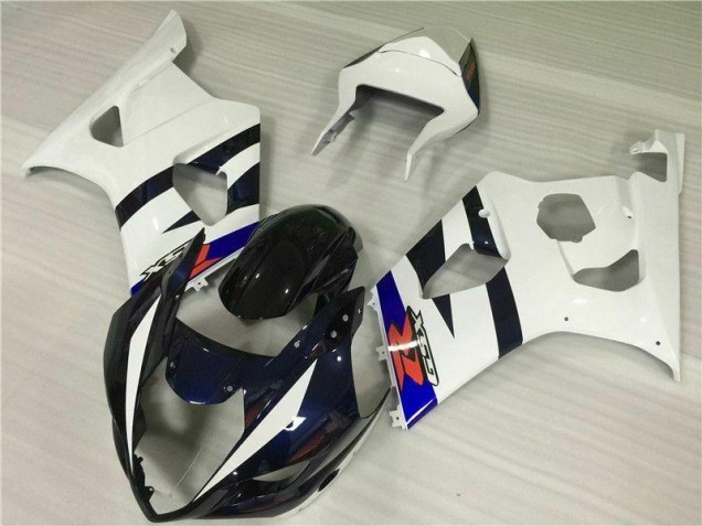 03-04 White Black GSXR 1000 Motorcycle Fairing Kits 03-04 White Black GSXR 1000 Motorcycle Fairing Kits