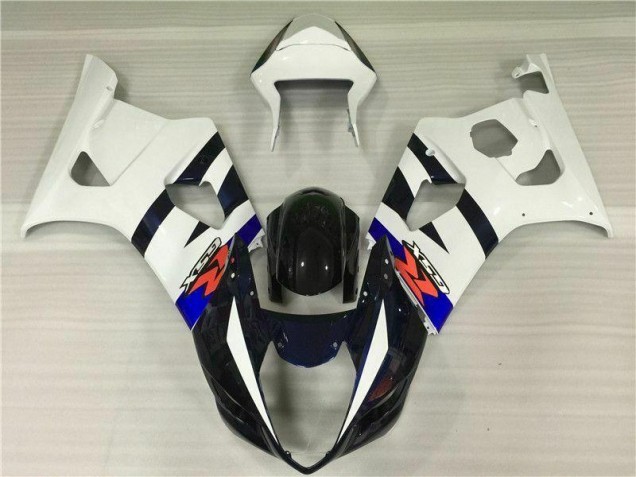 03-04 White Black GSXR 1000 Motorcycle Fairing Kits 03-04 White Black GSXR 1000 Motorcycle Fairing Kits