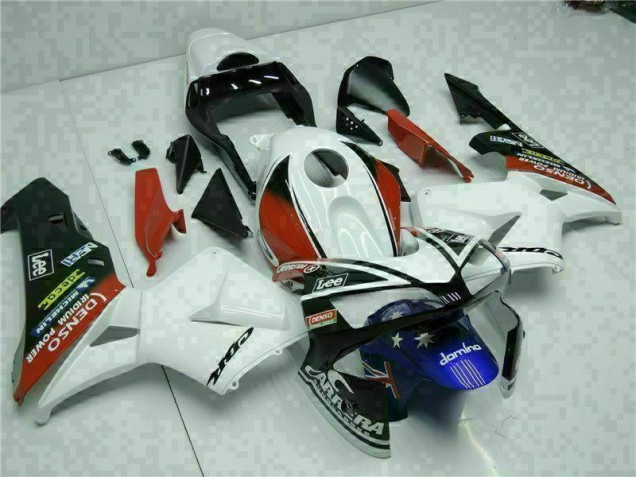 03-04 White Blue CBR600RR Motorcycle Fairings