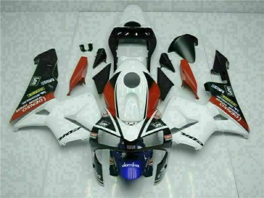 03-04 White Blue CBR600RR Motorcycle Fairings