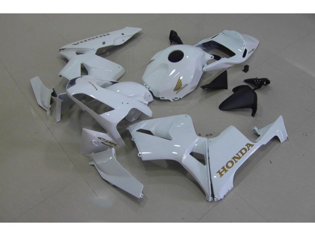 03-04 White Gold CBR600RR Motorcycle Fairings 03-04 White Gold CBR600RR Motorcycle Fairings