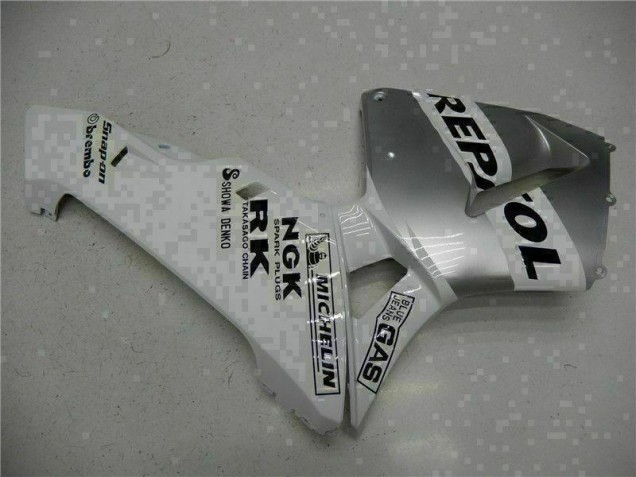 03-04 White Repsol CBR600RR Motorcycle Fairing