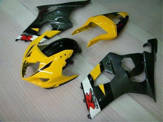 03-04 Yellow Black GSXR 1000 Motorcycle Fairings