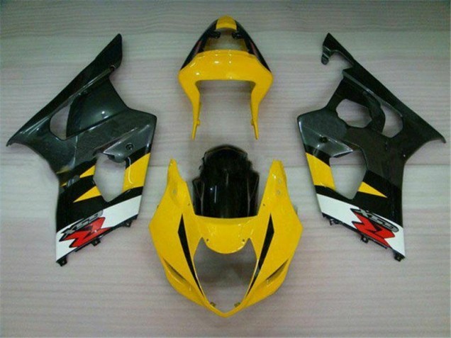 03-04 Yellow Black GSXR 1000 Motorcycle Fairings