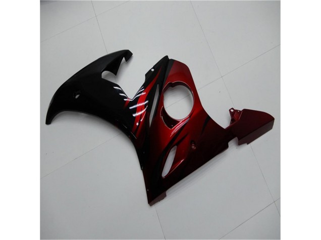 03-05 Black Red YZF R6 Motorcycle Fairings 03-05 Black Red YZF R6 Motorcycle Fairings