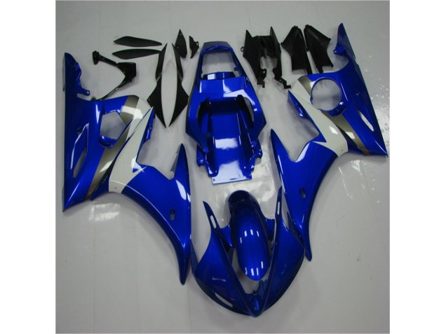 03-05 Blue White YZF R6 Motorcycle Bodywork 03-05 Blue White YZF R6 Motorcycle Bodywork