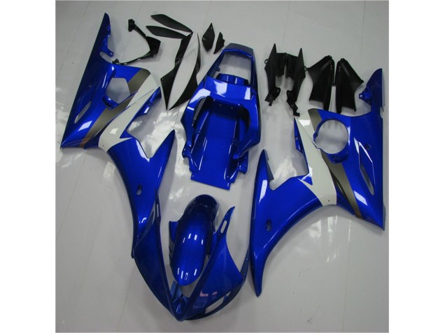 03-05 Blue White YZF R6 Motorcycle Bodywork 03-05 Blue White YZF R6 Motorcycle Bodywork