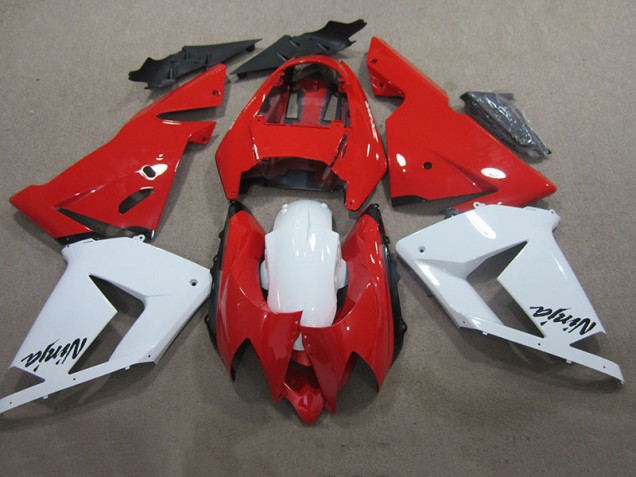 03-05 Red White Ninja ZX10R Motorcycle Fairings 03-05 Red White Ninja ZX10R Motorcycle Fairings