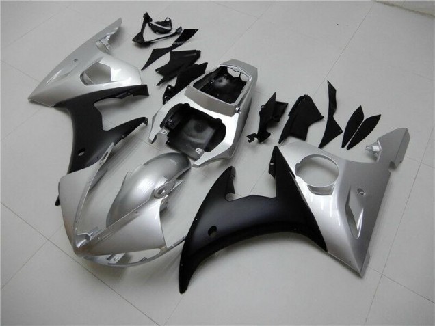 03-05 Silver Black YZF R6 Motorcycle Fairings