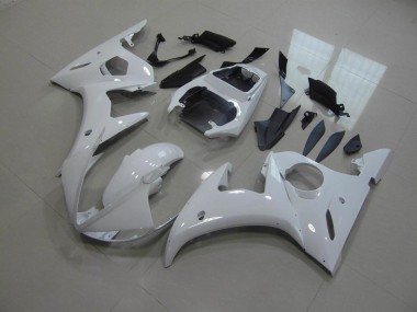 03-05 White No Decals YZF R6 Motorcycle Fairings