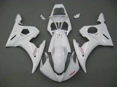 03-05 White YZF R6 Motorcycle Fairings