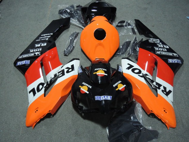 04-05 Black Orange Repsol CBR1000RR Motorcycle Fairing