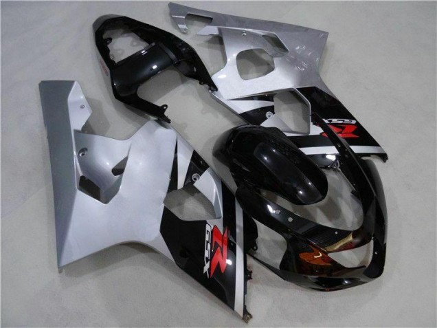 04-05 Black Silver GSXR 600/750 Motorcycle Fairings