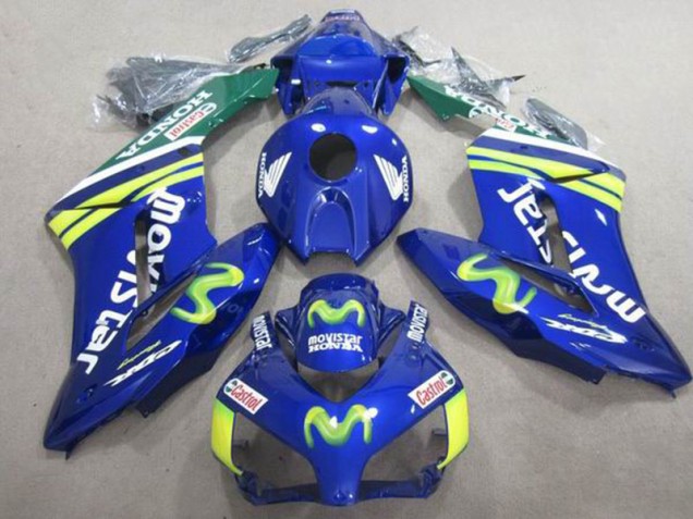 04-05 Blue Movistar Castrol CBR1000RR Motorcycle Fairings 04-05 Blue Movistar Castrol CBR1000RR Motorcycle Fairings