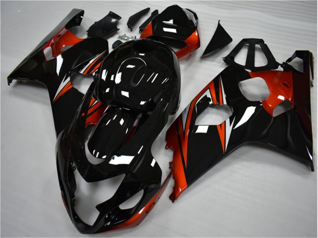 04-05 Orange Black GSXR 600/750 Motorcycle Fairing