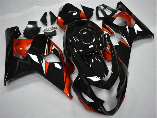 04-05 Orange Black GSXR 600/750 Motorcycle Fairing