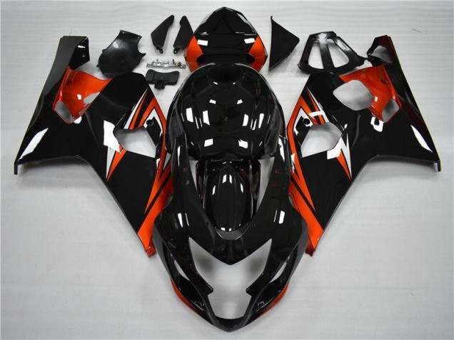 04-05 Orange Black GSXR 600/750 Motorcycle Fairing