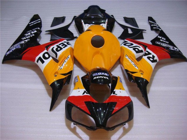 04-05 Orange Black Repsol CBR1000RR Motorcycle Fairing 04-05 Orange Black Repsol CBR1000RR Motorcycle Fairing