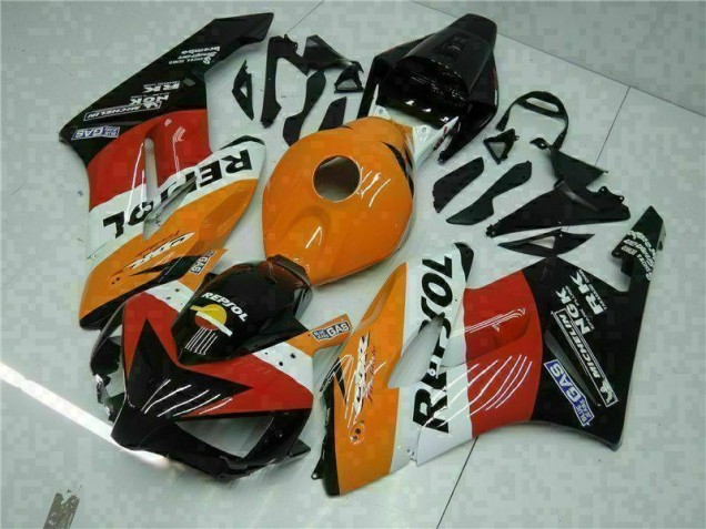 04-05 Orange Black Repsol CBR1000RR Motorcycle Fairings 04-05 Orange Black Repsol CBR1000RR Motorcycle Fairings