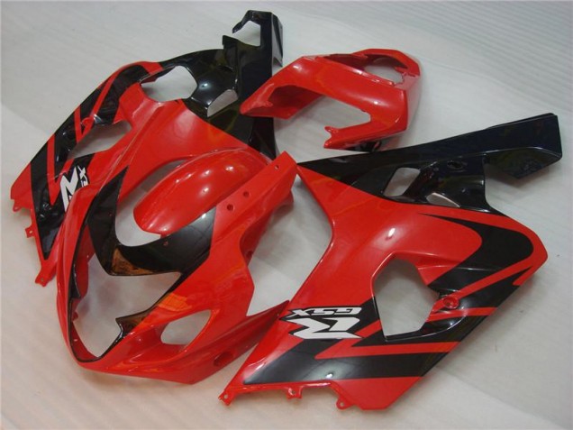04-05 Red Black GSXR 600/750 Motorcycle Fairing 04-05 Red Black GSXR 600/750 Motorcycle Fairing