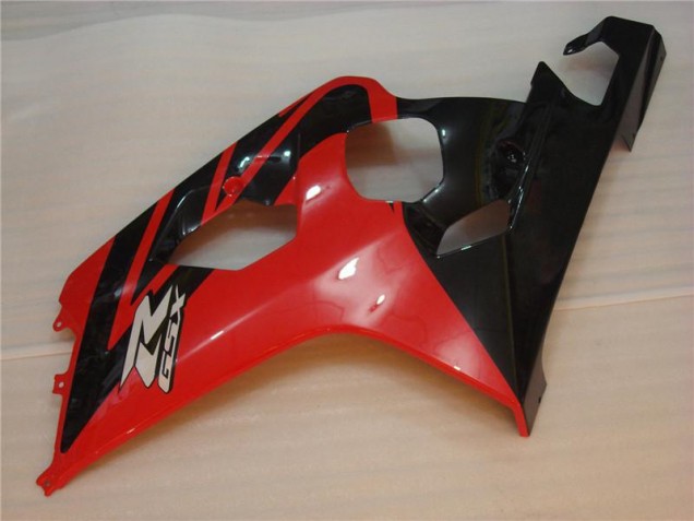04-05 Red Black GSXR 600/750 Motorcycle Fairing 04-05 Red Black GSXR 600/750 Motorcycle Fairing