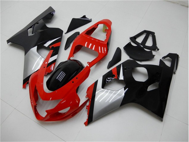 04-05 Red Black GSXR 600/750 Motorcycle Fairings 04-05 Red Black GSXR 600/750 Motorcycle Fairings