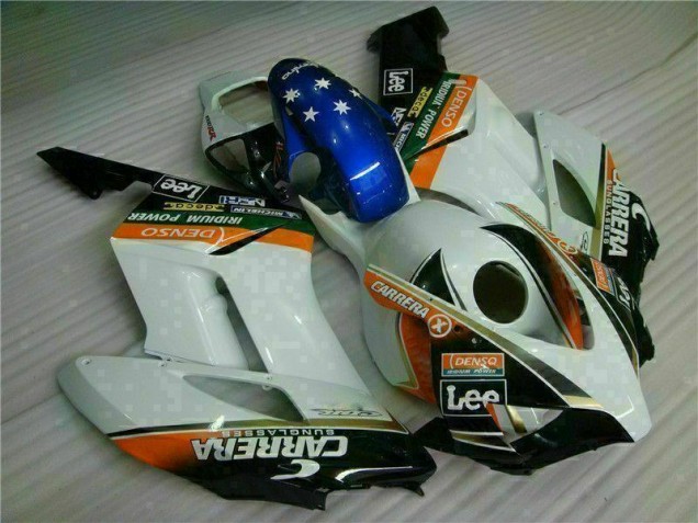 04-05 White Blue CBR1000RR Motorcycle Fairings 04-05 White Blue CBR1000RR Motorcycle Fairings