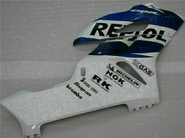 04-05 White Blue Repsol CBR1000RR Motorcycle Fairings 04-05 White Blue Repsol CBR1000RR Motorcycle Fairings