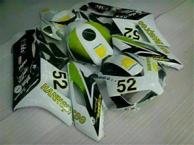 04-05 White Green Hannspree 52 CBR1000RR Motorcycle Fairings 04-05 White Green Hannspree 52 CBR1000RR Motorcycle Fairings